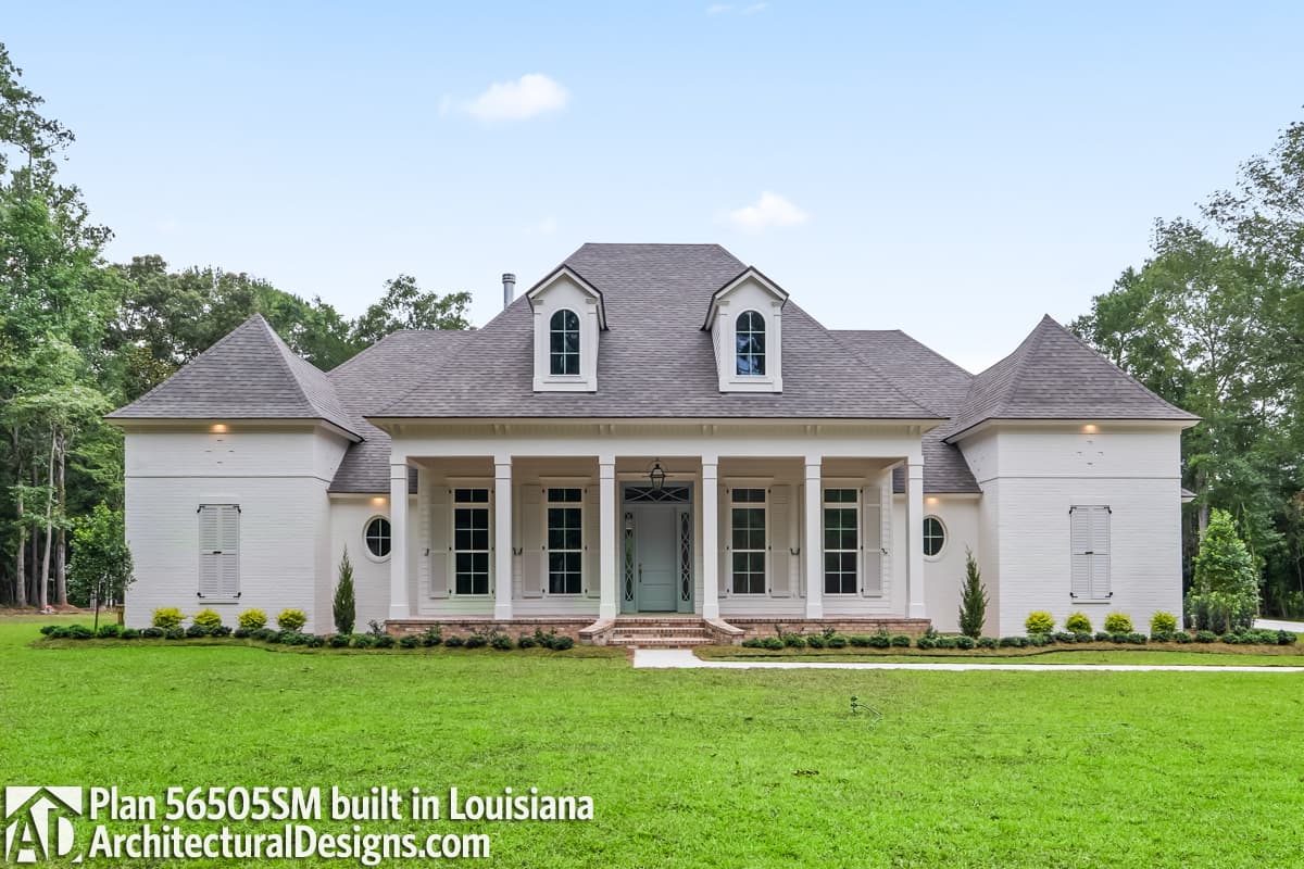build gallery item - Louisiana-Style House Plan 56505SM Comes to Life in Louisiana