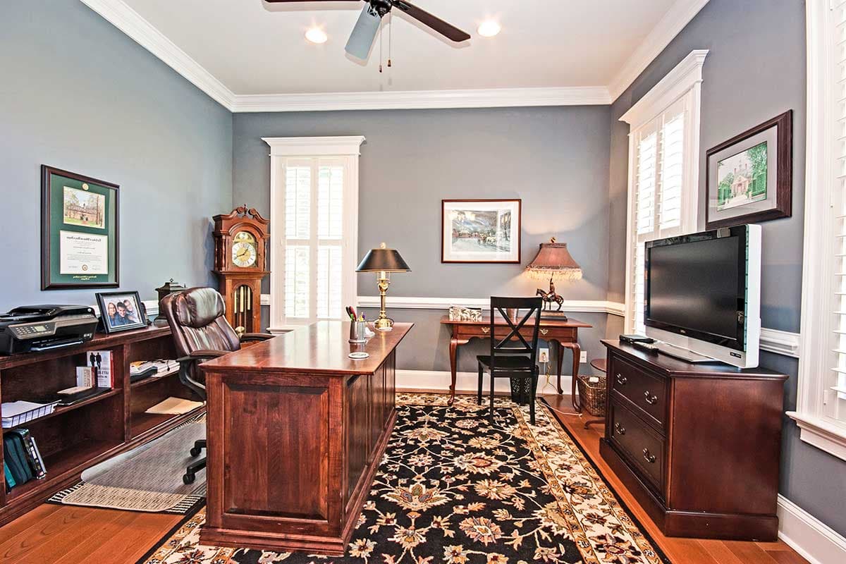 Plan 32557WP: Stately Colonial Home Plan - Image #12 - Colonial, Traditional