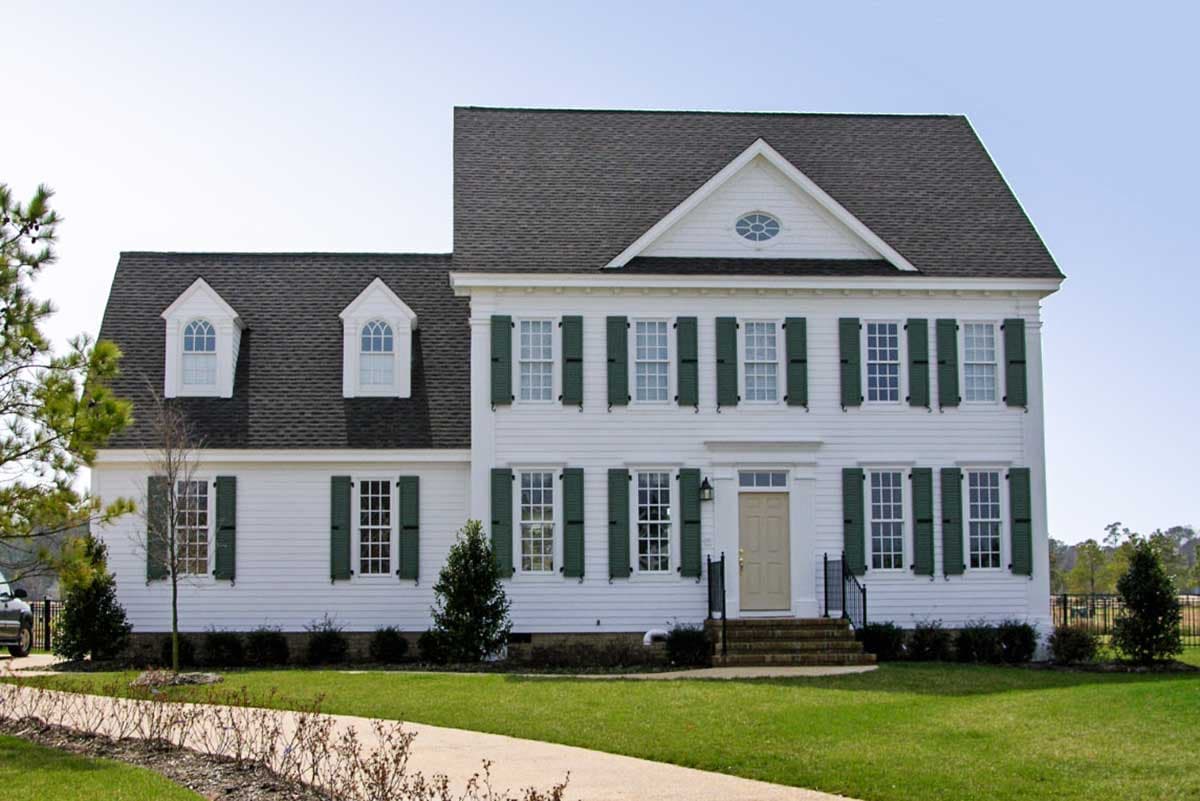 Plan 32557WP: Stately Colonial Home Plan - Image #5 - Colonial, Traditional
