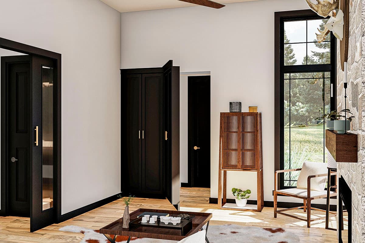 Plan 62389DJ: Modern Mountain House Plan with Angled 3-Car Garage - Image #18 - Craftsman, Mountain, New American, Northwest, Rustic