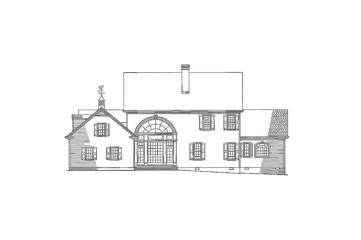 Plan 32562WP: Colonial Home Plan with 2-Story Family Room - 3471 Sq Ft - Image #14 - Colonial, Southern, Traditional