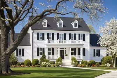 Colonial Home Plan with 2-Story Family Room - 3471 Sq Ft