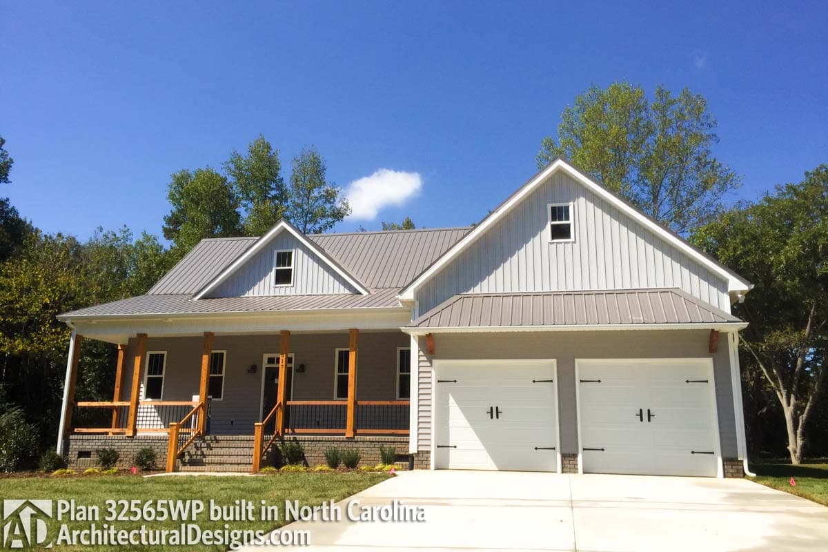 build gallery item - House Plan 32565WP comes to life in Georgia