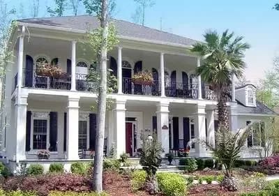 Southern House Plan with Delightful Stacked Porches