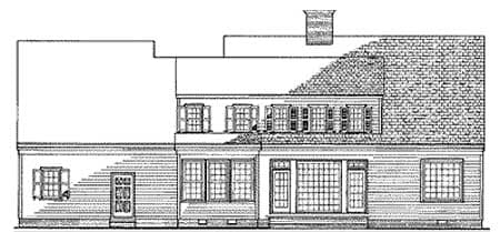 Plan 32579WP: Second Floor Sitting Area - Image #5 - Country, Southern, Traditional
