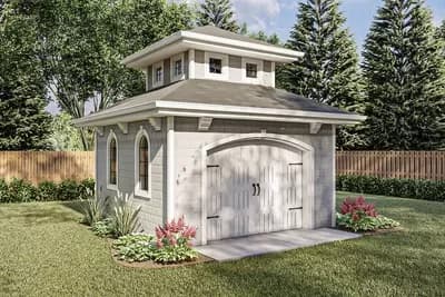 Shed Plan with Clerestory Windows