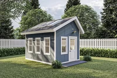 Shed Design with Lots of Natural Light