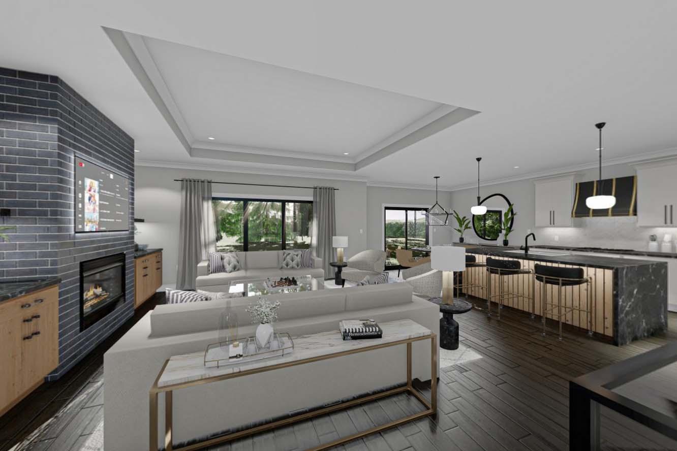 Plan 623014DJ: 3-Bed Contemporary House Plan with Open-Concept Living Space - 1824 Sq Ft - Virtual Tour Cover Image - Contemporary, Mid Century Modern, Modern, Northwest