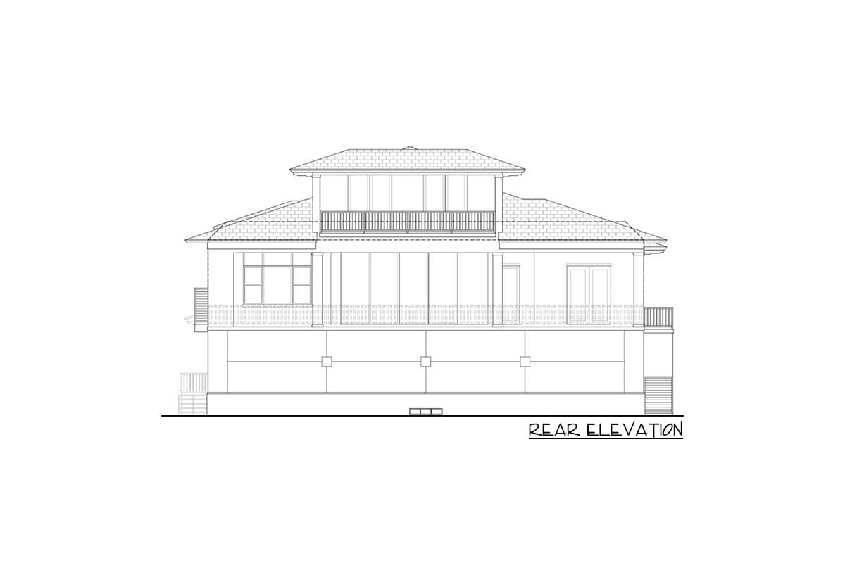 Plan 65687BS: Mediterranean-style Southern Home Plan with Ample Storage and Indoor Outdoor Living - Image #5 - Coastal, European, Florida-Style, Mediterranean, Southern, Transitional