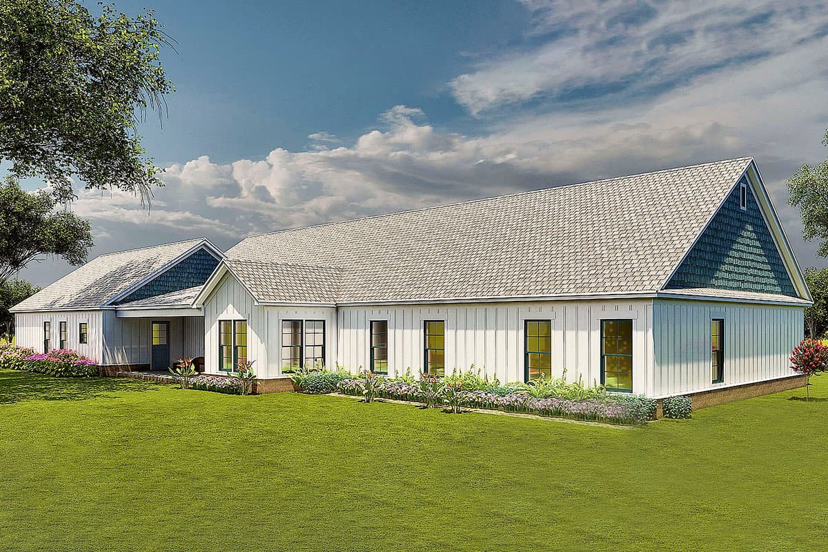 Plan 70812MK: Multi-generational Ranch Home Plan with 1-Bed Apartment Attached - 3777 Sq Ft - Image #4 - Country, Craftsman, New American, Ranch