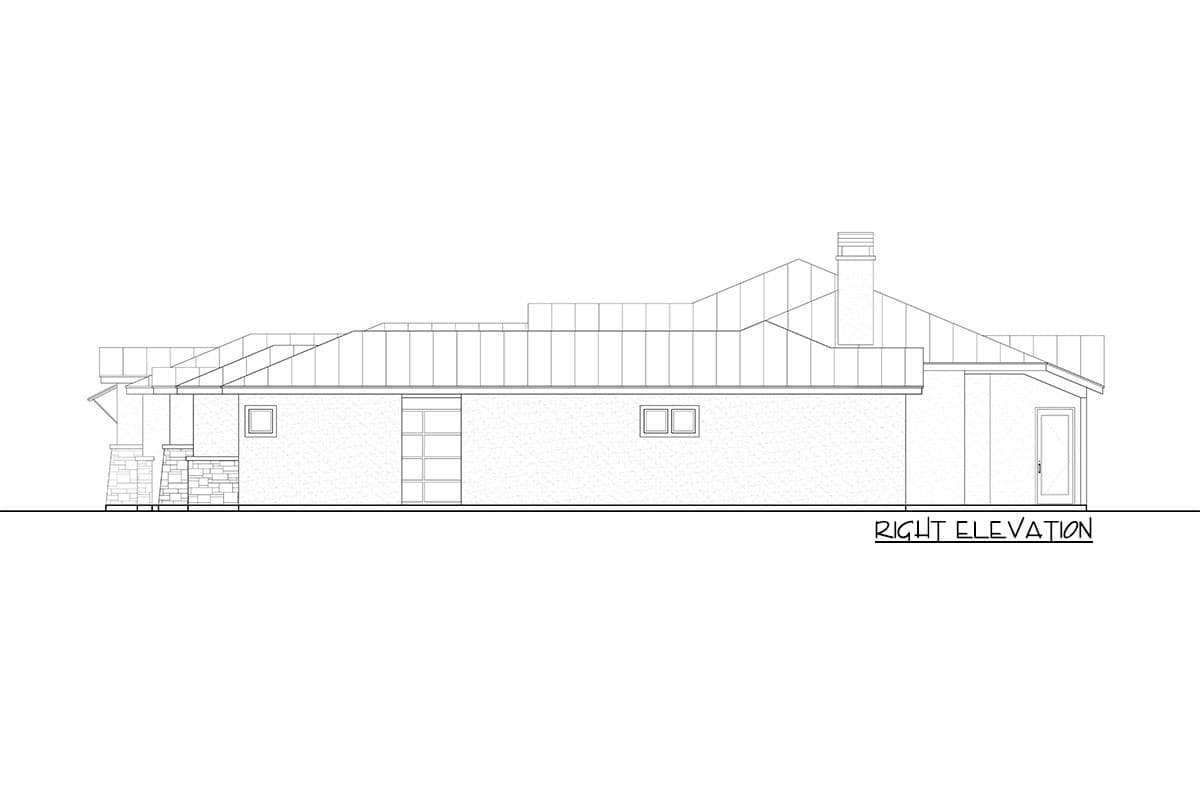 Plan 430077LY:  One-level Home Plan with Guest Casita - Image #5 - European, New American, Ranch, Transitional