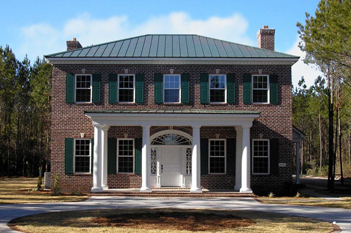 Plan 32590WP: Majestic Traditional Home Plan - Image #4 - Georgian, Southern, Traditional