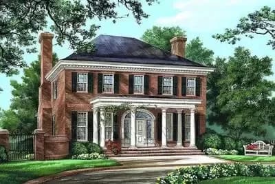 Majestic Traditional Home Plan