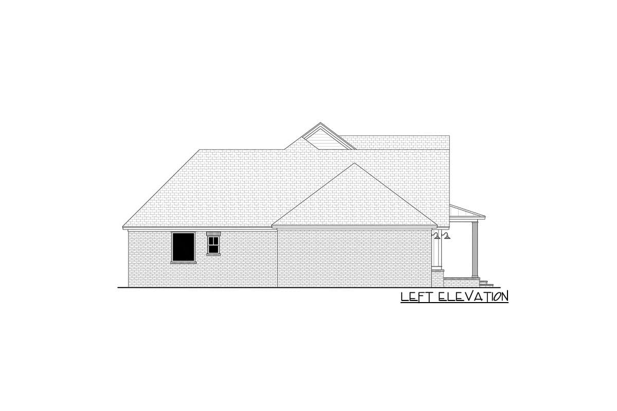 Plan 51868HZ: Open 3-Bed New American Farmhouse with 3-Car Garage - Image #35 - Country, Craftsman, Farmhouse, Modern Farmhouse, New American