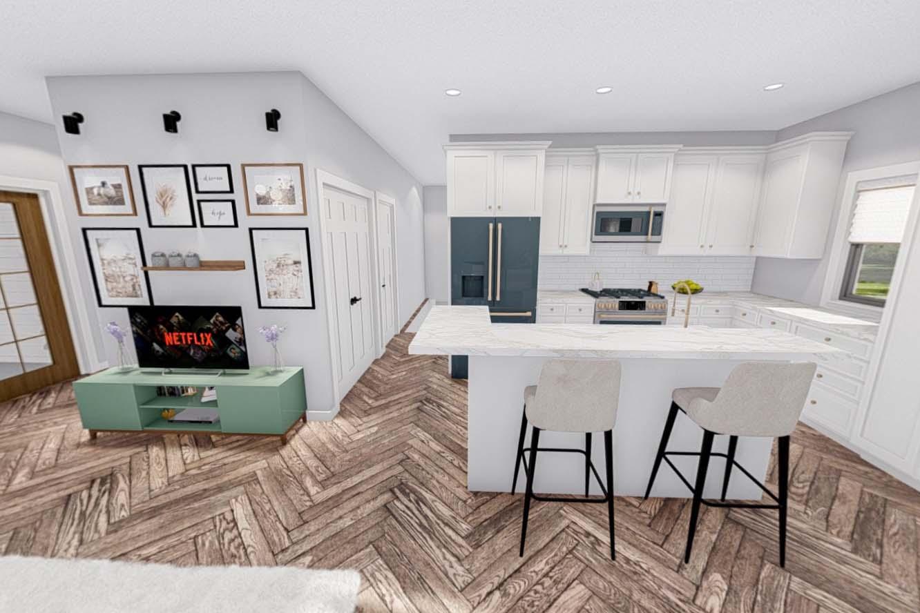 Plan 623015DJ: Multi-family Home Plan with Two 1-Bedroom Units - Virtual Tour Cover Image - Cottage, Country, Craftsman, Ranch, Traditional