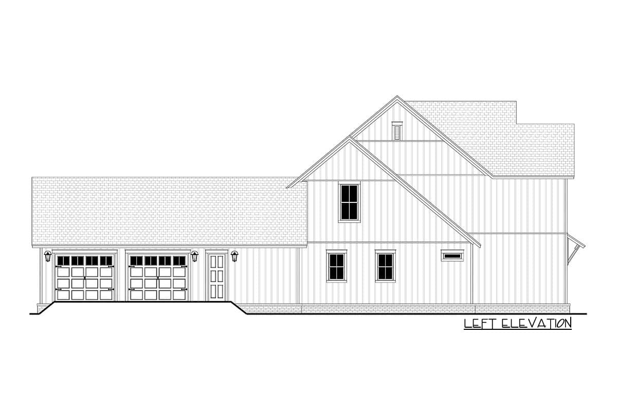 Plan 51869HZ: 2-Story Modern Farmhouse with Home Office and Large Rear Porch - Image #16 - Country, Craftsman, Modern Farmhouse, New American