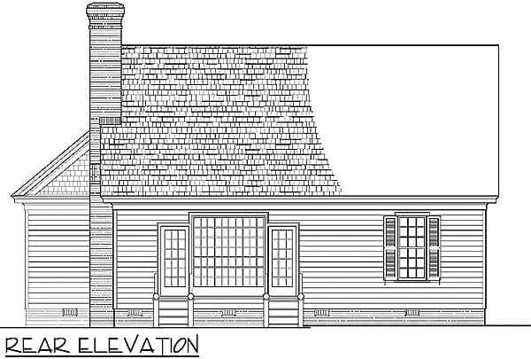 Plan 32598WP: L-Shaped Cape Cod Home Plan - Image #4 - Cape Cod, Traditional