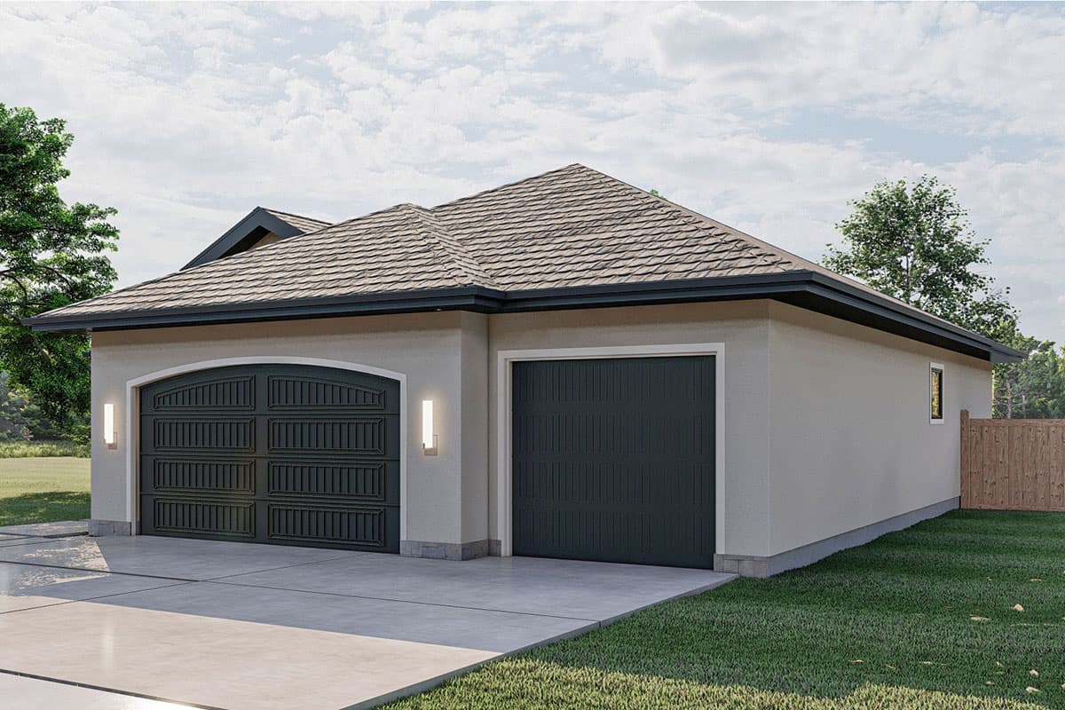 Plan 623019DJ: 1-Story Mediterranean House Plan with Stucco Exterior and a 2-Car Garage - Image #13 - European, Mediterranean, Ranch, Southern