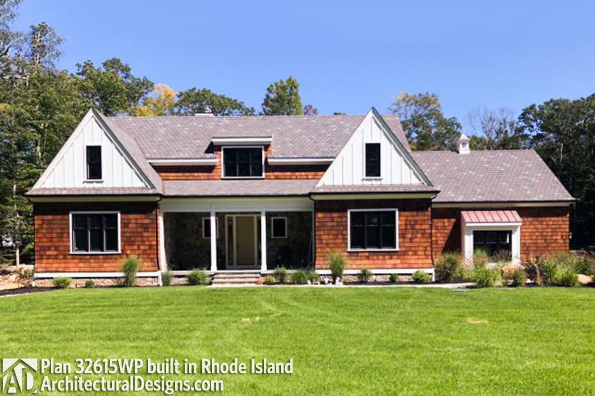build gallery item - House Plan 32615WP comes to life in Rhode Island