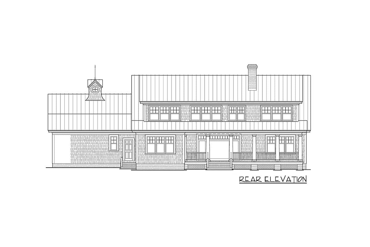 Plan 32615WP: Delightful Shingle Style House Plan - Image #14 - Cape Cod, Country, Shingle, Traditional