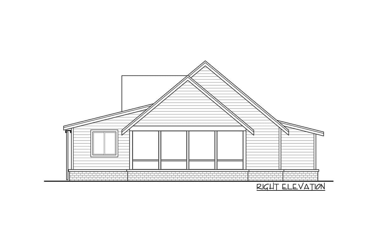 Plan 720057DA: Backyard Rec Room or Home Office with Kitchen and Screened Porch - Image #4 - Craftsman, Traditional