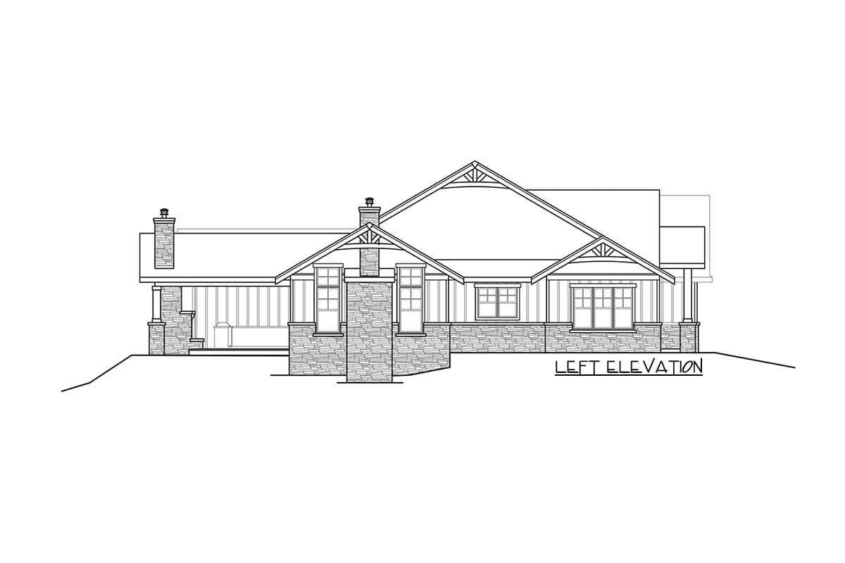 Plan 720058DA: One-story New American House Plan with Pocket Home Office and a Dog Room - Image #11 - Country, Craftsman, New American, Ranch