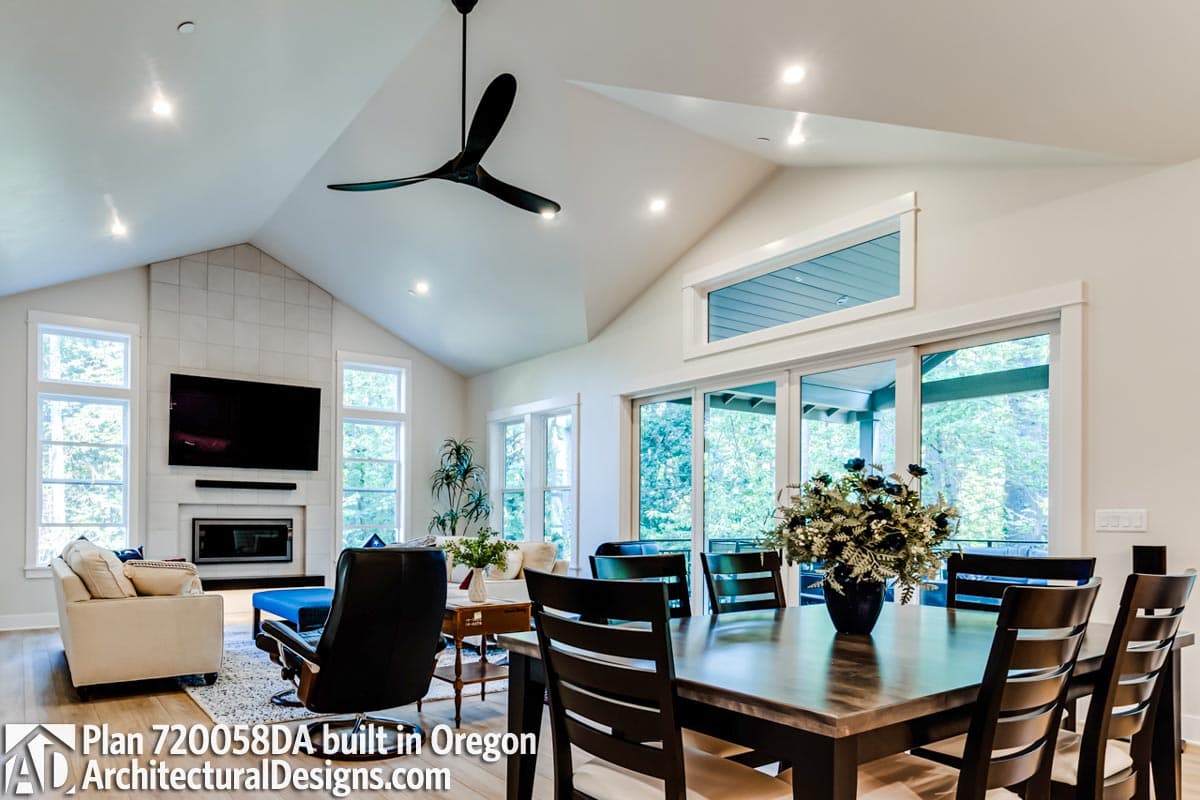 Plan 720058DA: One-story New American House Plan with Pocket Home Office and a Dog Room - Image #4 - Country, Craftsman, New American, Ranch