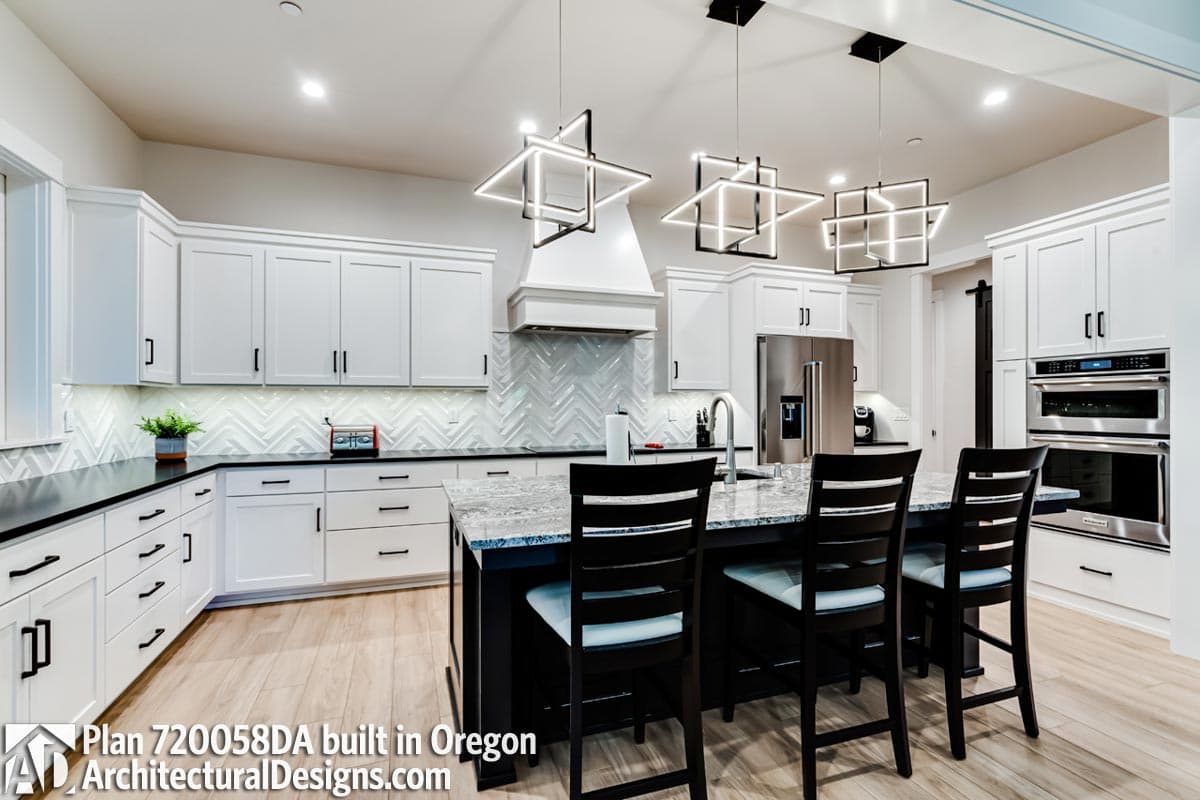 Plan 720058DA: One-story New American House Plan with Pocket Home Office and a Dog Room - Image #6 - Country, Craftsman, New American, Ranch