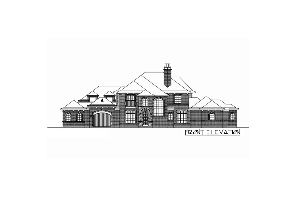 Plan 36663TX: Fantastic 2-Story Home Plan with Split-Bed Layout and Game Room - Image #8