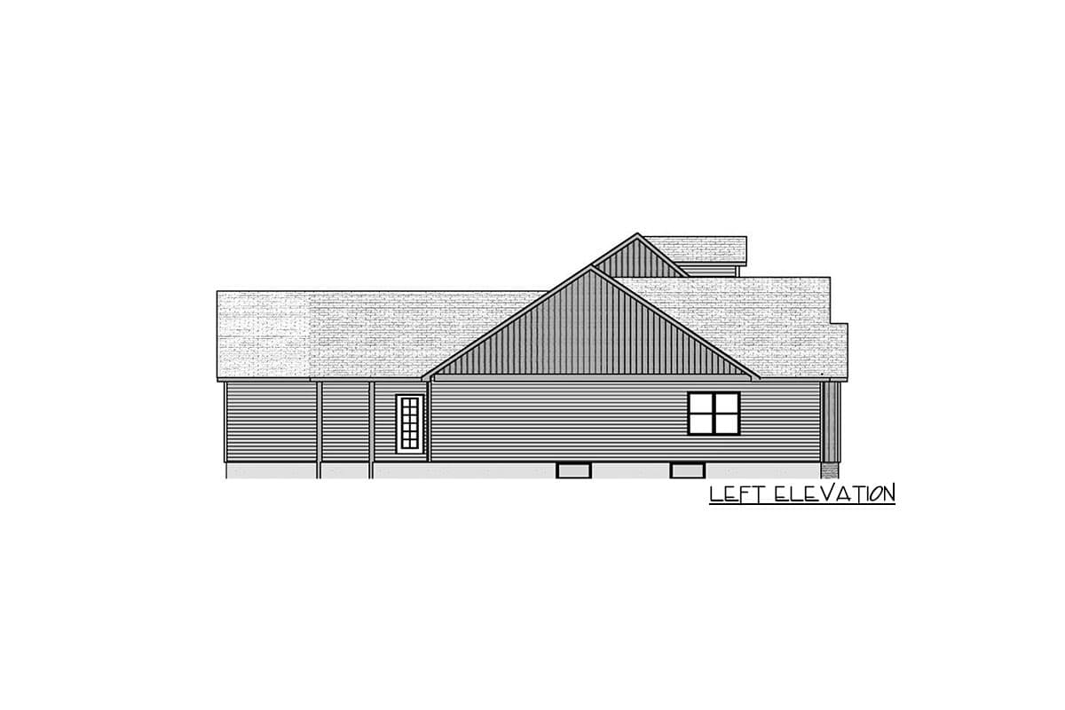 Plan 911011JVD: 4-Bed Modern Farmhouse House Plan with Home Office - 3345 Sq Ft - Image #5 - Country, Craftsman, Modern Farmhouse, Traditional