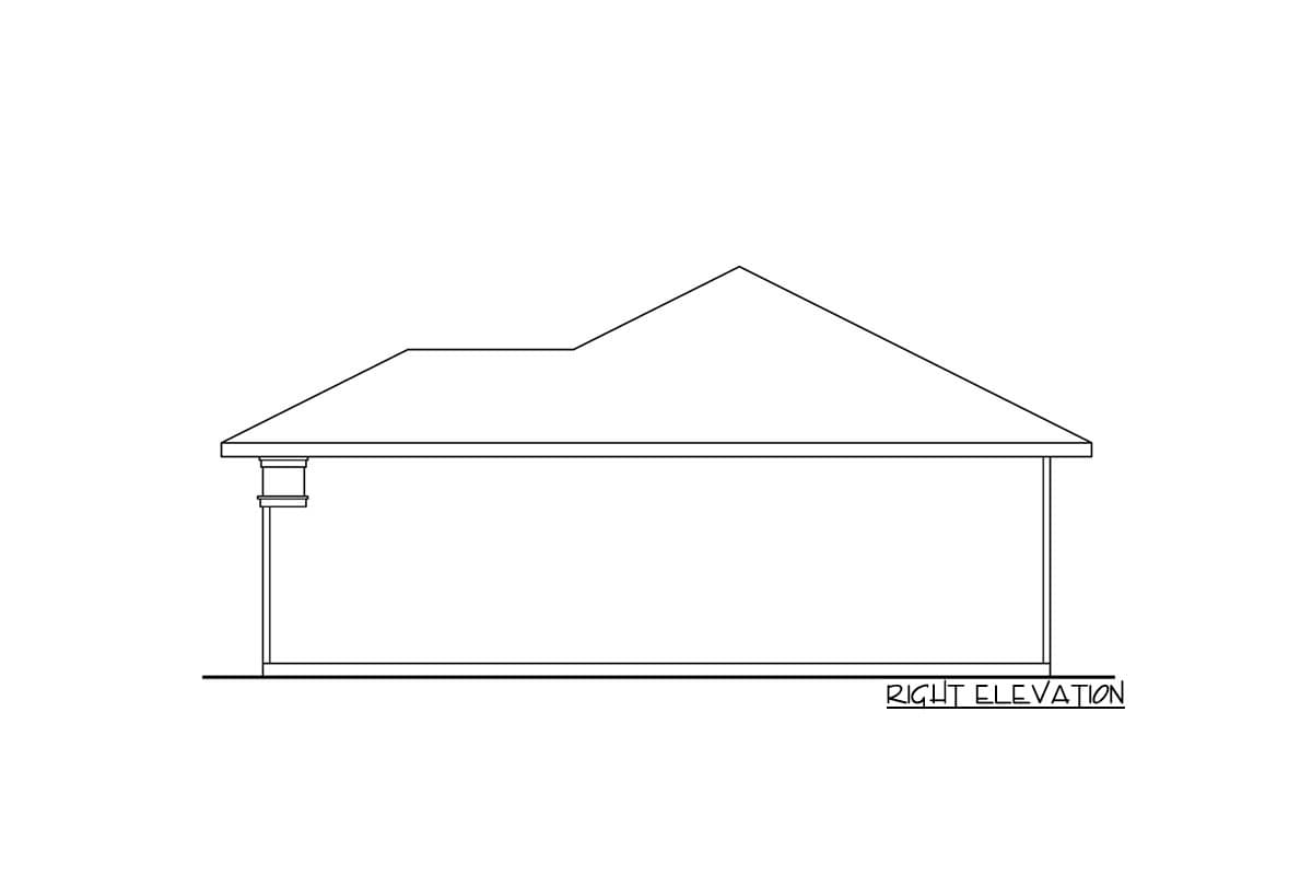 Plan 720070DA: Detached Garage with 3 Bays and a Side Porch - Image #4 - Country