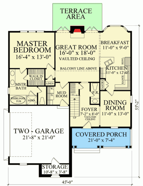 Plan 32621WP: Lots of Charm - Floor Plan - Main Level - Country, Traditional
