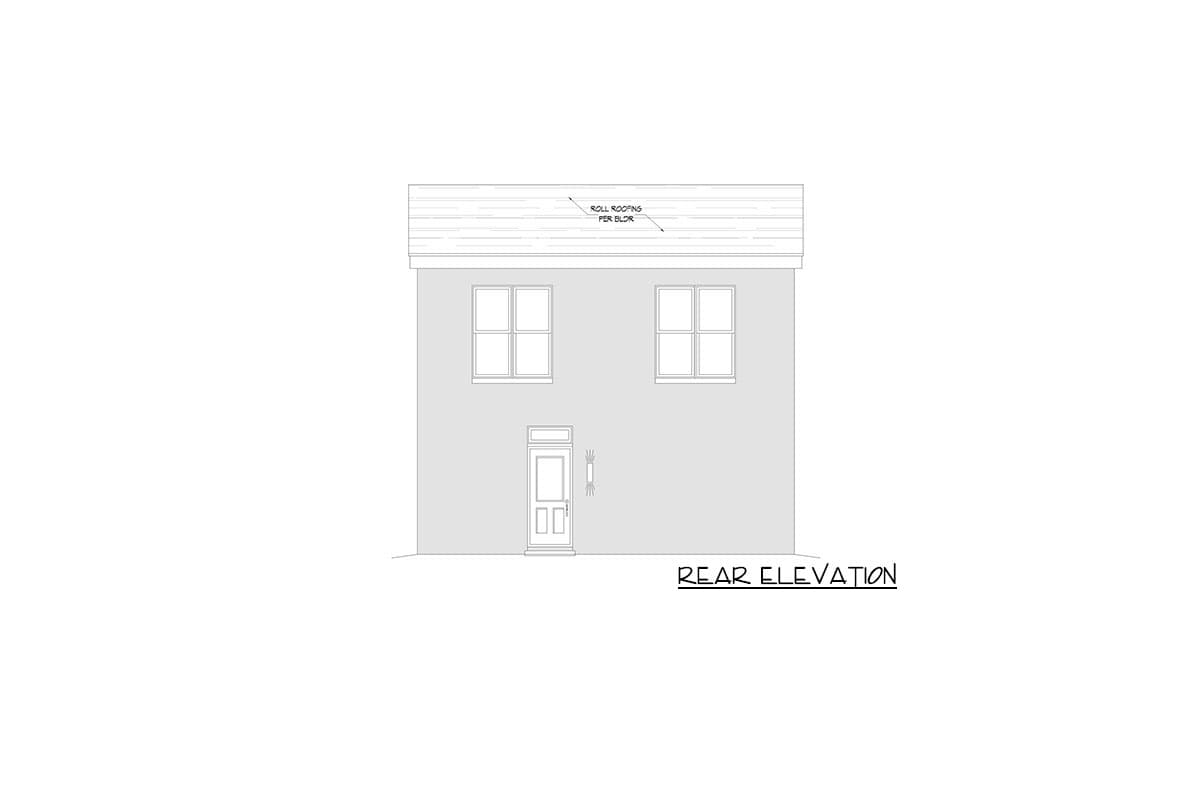 Plan 68782VR: Two-story Contemporary Home Plan with Great Views Upstairs and Tandem Parking Below - Image #5 - Contemporary, Mid Century Modern, Modern, Mountain