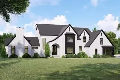 Transitional European Home Plan with Optional Lower Level and Bonus Room