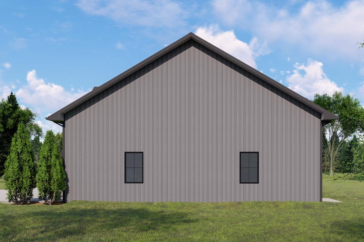 Plan 135061GRA: Barndominium with 2-Story Living Room and 4-Car Tandem Garage - 2765 Sq Ft - Image #10 - Barndominium, Country, Traditional, Vacation