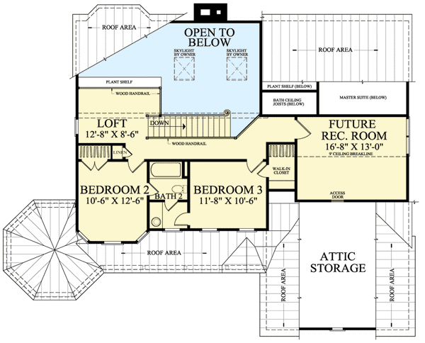 Plan 32633WP: Country House Plan with Gazebo - Floor Plan - 2nd Floor - Country, Farmhouse, Traditional