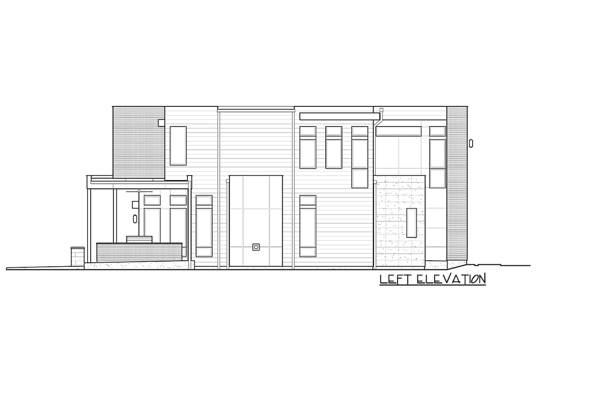 Plan 23890JD: Contemporary Northwest Home Plan with Rooftop Deck - Image #6 - Contemporary, Modern, Northwest