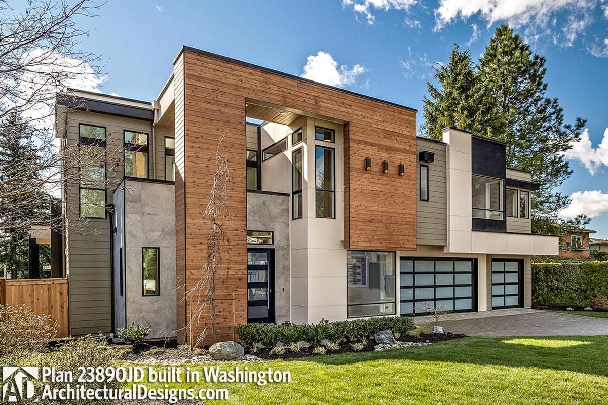 build gallery item - House Plan 23890JD comes to life in Washington!