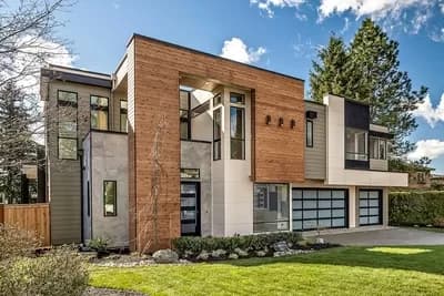 Contemporary Northwest Home Plan with Rooftop Deck