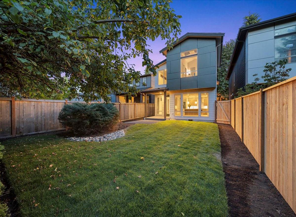 Plan 23880JD: Narrow Contemporary Two-Story Home Plan with Single Garage Bay - 1736 Sq Ft - Image #4 - Contemporary, Modern, Northwest