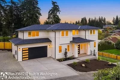 Two-story Mountain Craftsman Home Plan with Den and Bonus Room