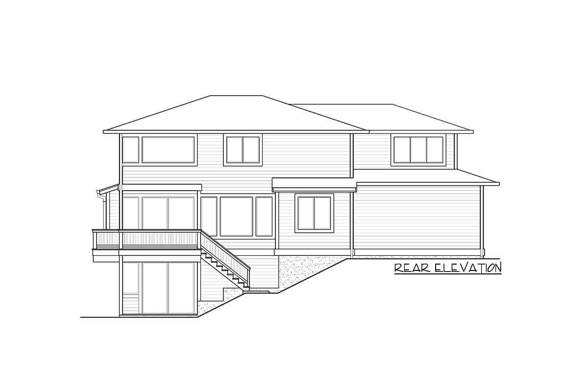 Plan 23883JD: 4-Bed Mountain Craftsman with Bonus Room and Walk-out Basement - Image #8 - Craftsman, Mountain, Northwest, Prairie