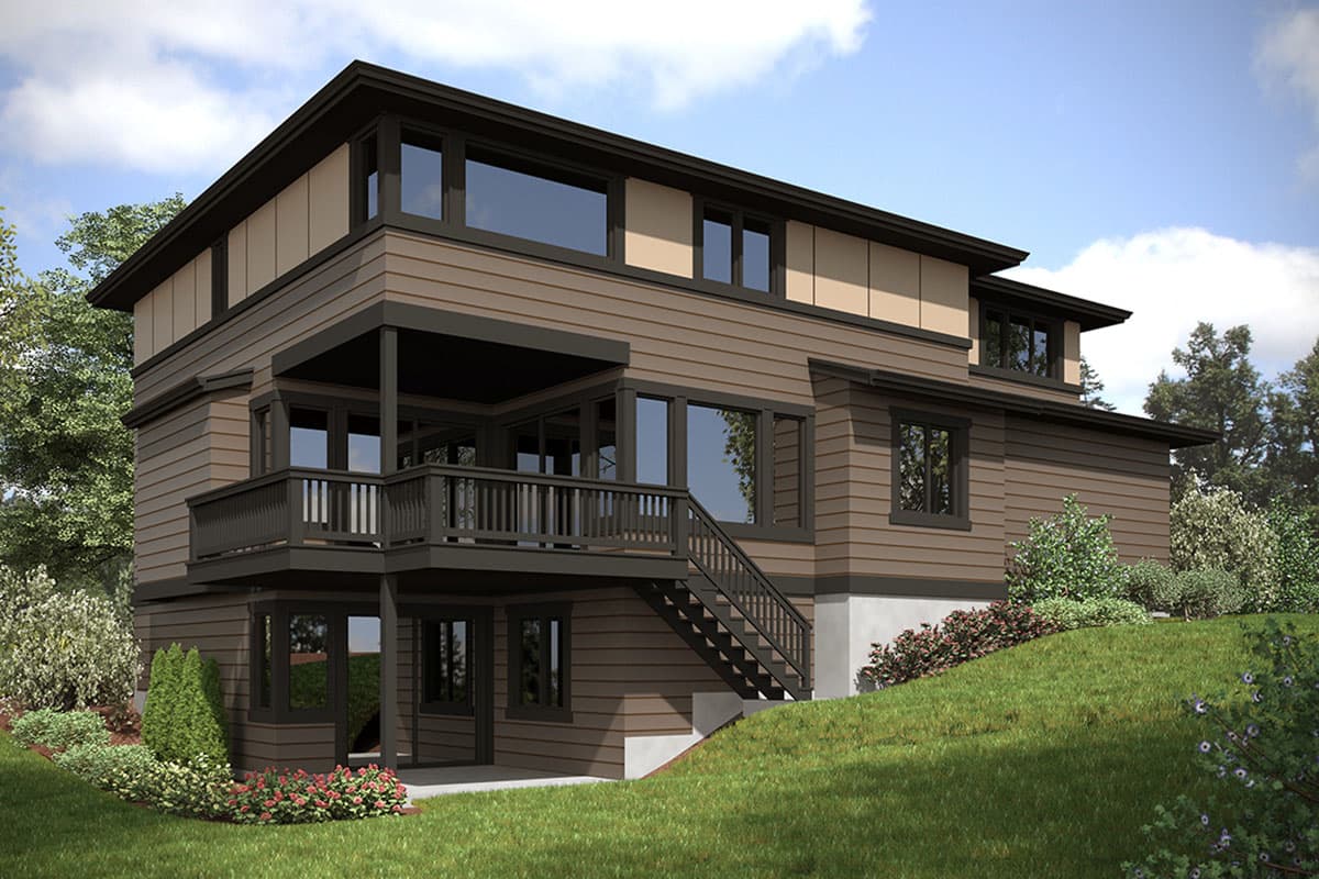 Plan 23883JD: 4-Bed Mountain Craftsman with Bonus Room and Walk-out Basement - Image #5 - Craftsman, Mountain, Northwest, Prairie