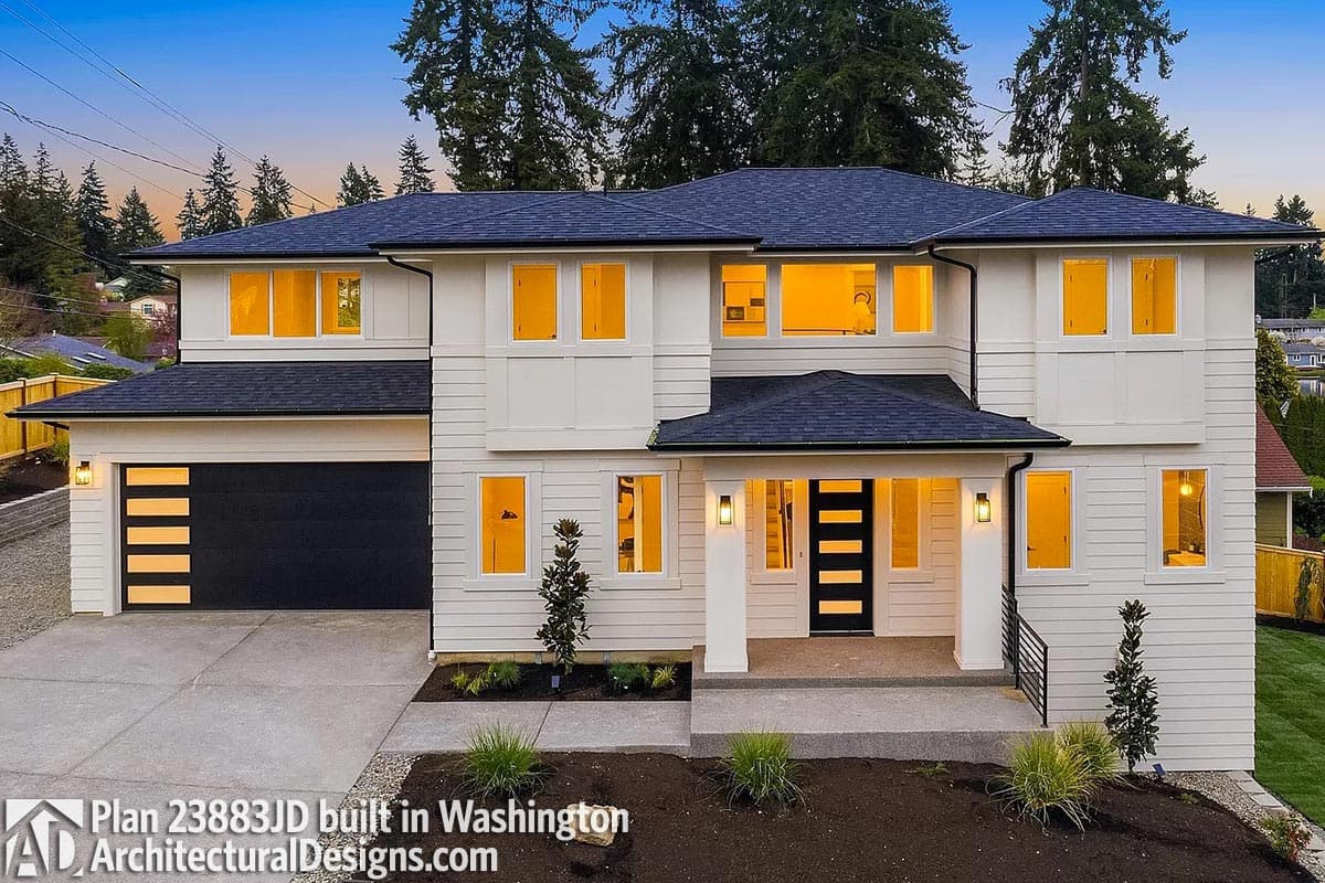 build gallery item - House Plan 23883JD comes to life in Washington!