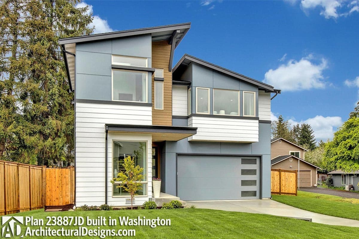 build gallery item - House Plan 23887JD comes to life in Washington!