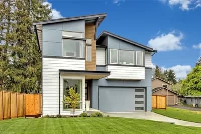 4-Bed Contemporary Northwest Home Plan with Bonus Room and Den