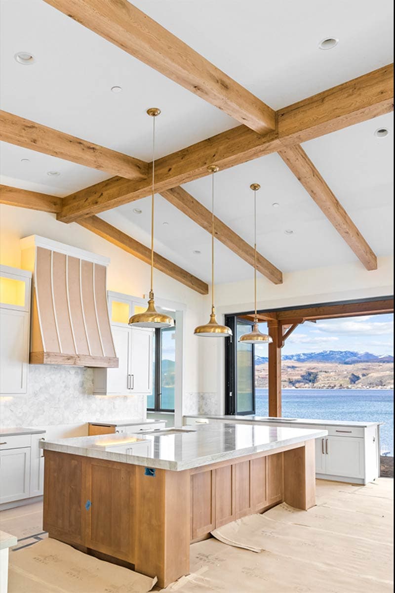 Plan 23895JD: Luxury New American Farmhouse Plan with Tall Ceilings above Great Room - 6589 Sq Ft - Image #13 - Country, Modern Farmhouse, New American, Northwest, Rustic