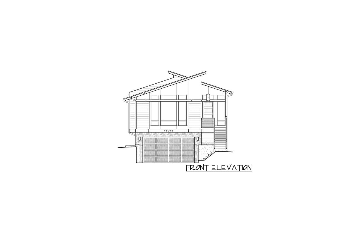 Plan 23901JD: Narrow Contemporary Northwest House Plan with Den and Main-floor Master Bedroom - Image #9 - Contemporary, Modern, Northwest, Prairie