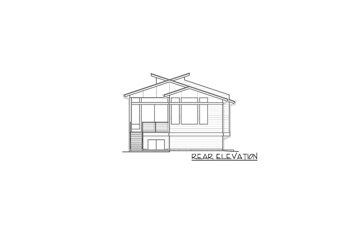 Plan 23901JD: Narrow Contemporary Northwest House Plan with Den and Main-floor Master Bedroom - Image #11 - Contemporary, Modern, Northwest, Prairie