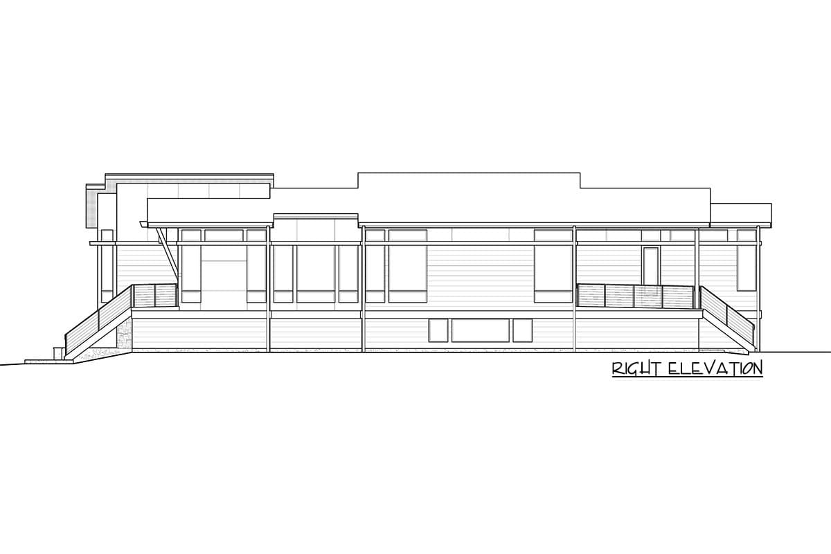 Plan 23901JD: Narrow Contemporary Northwest House Plan with Den and Main-floor Master Bedroom - Image #12 - Contemporary, Modern, Northwest, Prairie